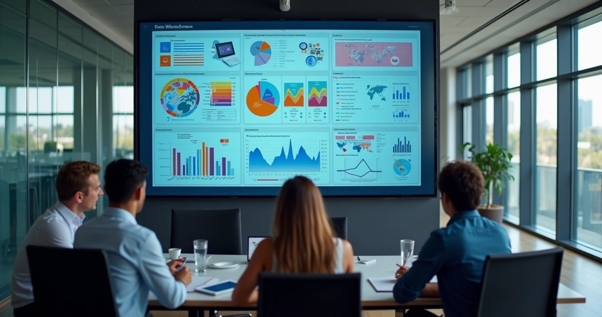 Startup mostra dashboard de dados em tela grande