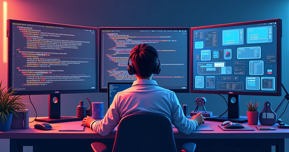 Metodologias diferentes de desenvolvimento de apps, incluindo programação, low-code e no-code